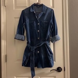 Jean texture and style, Express romper.